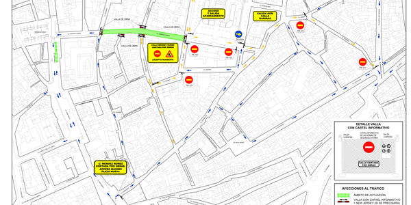 El Gobierno de Sanz inicia la reurbanización de la calle Méndez Núñez que se convertirá en plataforma única