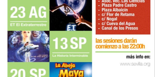 Cine de verano 2019 Este Alcosa Torreblanca - Carme Chacón