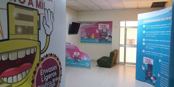Exposición sobre recogida neumática de residuos