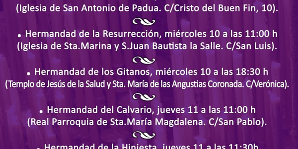 Semana de Pasión con el Distrito Casco Antiguo