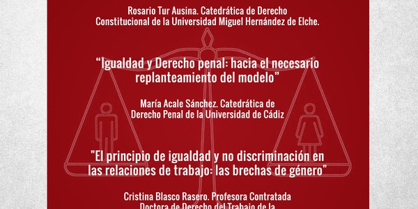 Seminario "Análisis de las desigualdades por razón de género en el ámbito jurídico"