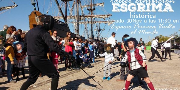 Taller de exhibición de esgrima histórica