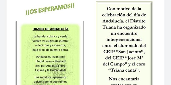 Día de Andalucía en el Distrito Triana