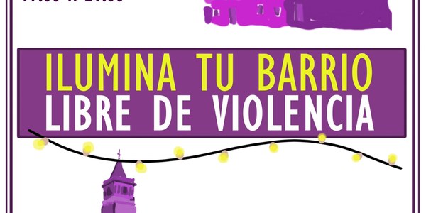 Ilumina tu barrio libre de violencia, en el Distrito Norte