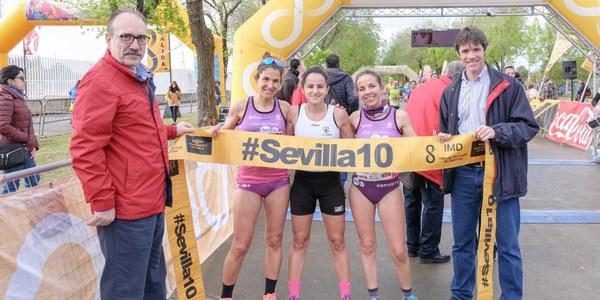 9.000 corredores toman la salida de la Popular Vega de Triana, segunda cita del Sevilla10