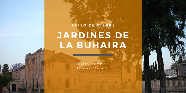 El Zoosanitario acomete en los Jardines de la Buhaira un tratamiento planificado y preventivo de desratización que obliga a cerrar la parte comprendida entre la Avenida de la Buhaira y calle Párroco José Álvarez Allende desde esta tarde