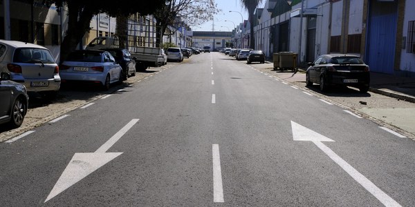 Concluidas las obras de mejora de las calzadas de tres calles del Parque Empresarial Store que han contado con un presupuesto de 45.400 euros