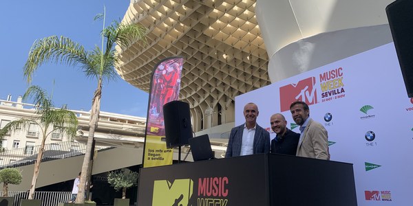 Dos grandes conciertos en la Plaza de España y el CAAC  serán los eventos principales que servirán como antesala de los MTV EMAs 2019 que se celebran en Sevilla