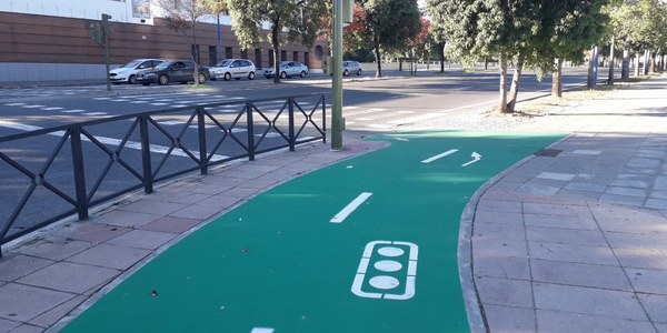 Ejecutadas 190 actuaciones de mejora de los carriles bici desde mayo de 2018 y prevé intervenir sobre 80 kilómetros, el 43 % de la red, hasta mediados de 2020