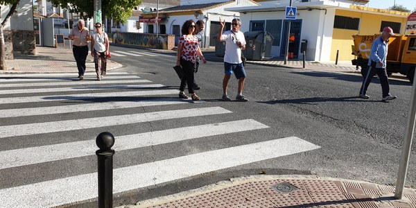 El Ayuntamiento culmina la segunda fase del plan de accesibilidad de la barriada Elcano que elimina barreras arquitectónicas en el Distrito Bellavista-La Palmera
