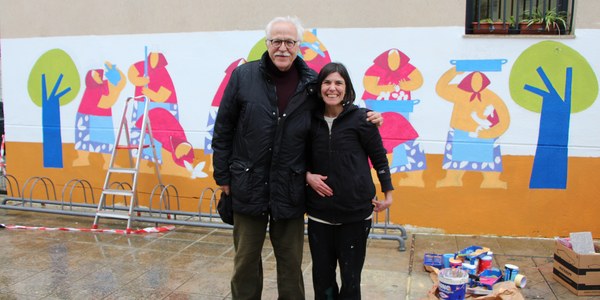 El Ayuntamiento culmina ocho murales en los distintos barrios inspirados en el 25N, día Internacional Contra la Violencia hacia las Mujeres