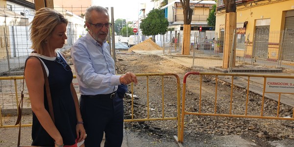 El Ayuntamiento inicia las obras de reurbanización y renovación de redes de la calle José María de Pereda, en El Cerro del Águila