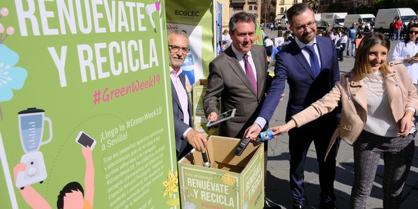 El Ayuntamiento y Ecolec presentan la III GreenWeek que plantará un árbol por cada kilo de residuos eléctricos y electrónicos que se recicle