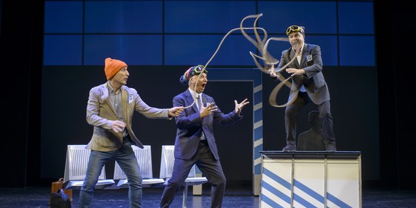 El grupo cómico Tricicle presenta su último trabajo ‘Hits’ en el Teatro Lope de Vega