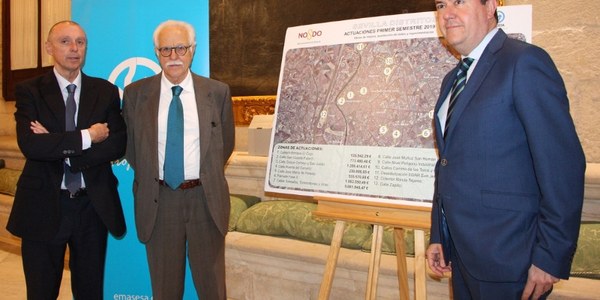 El primer semestre de 2019 comienza con trece proyectos de inversión en los barrios a través de Emasesa