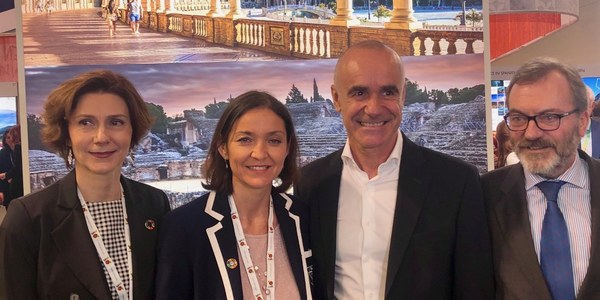 La ciudad de Sevilla se promociona en la feria turística ITB de Berlín ante el crecimiento del mercado alemán y el incremento de las rutas aéreas directas con Centroeuropa