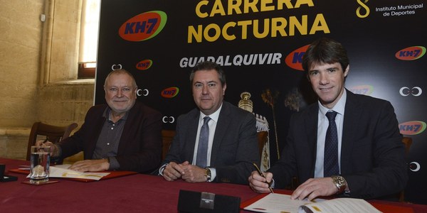 La Nocturna del Gualdalquivir renueva el convenio de patrocinio con KH-7 para la edición de 2019