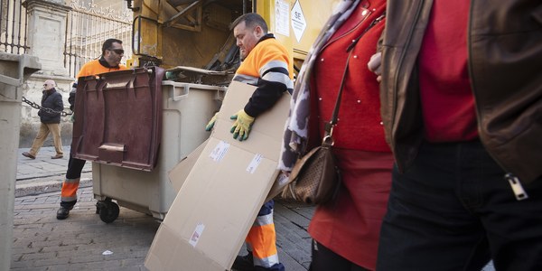 Lipasam recibe un premio nacional por su servicio de recogida de papel y cartón