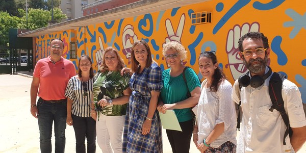 Más de 400 metros cuadrados de murales y grafitis decorarán seis centros educativos con mensajes de tolerancia y respeto a la diversidad