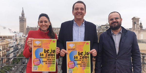 El Ayuntamiento organiza Praw! el primer Festival de Música Urbana de Sevilla gratuito dirigido a la población joven