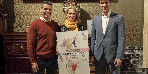 Unos 300 deportistas participan en el V Torneo Nacional de Gimnasia Guadalquivir que se celebra en el Polideportivo Ifni