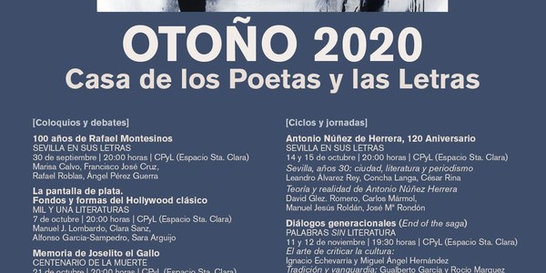 El Año Bécquer, Rafael Montesinos o Beethoven protagonizan el otoño más intenso de la Casa de los Poetas y las Letras, que incluye variados coloquios y jornadas