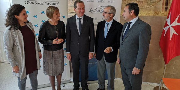 El Ayuntamiento apoya la labor social y solidaria de la Fundación Hospitalaria Orden de Malta en Sevilla, que prevé abrir un nuevo local que funcionará como dispensario médico para personas sin hogar en Torneo
