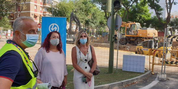 El Ayuntamiento culmina la renovación del 65 por ciento de los colectores de Ronda Tejares y programa la apertura de la Calle Rubén Darío para septiembre