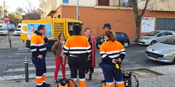 El Ayuntamiento inicia un Plan para la Mejora del Hábitat Urbano del Polígono Sur con una intervención integral de mejora de los servicios públicos en todas sus barriadas y planificada a lo largo del año