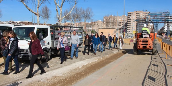 El Ayuntamiento inicia las obras de creación de un itinerario peatonal y escolar accesible para conectar Nueva Tablada y Los Remedios