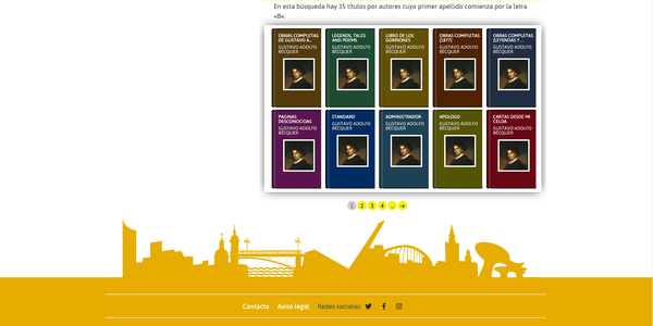 El Ayuntamiento pone a disposición de la ciudadanía más de una treintena de volúmenes con obras de Bécquer, disponible para su descarga libre y gratuita