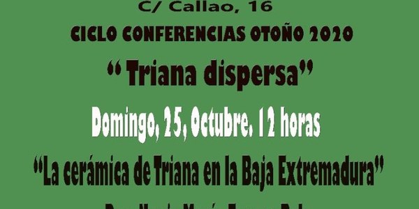 El Centro Cerámica Triana del ICAS acoge una conferencia sobre la presencia de azulejería trianera en Extremadura