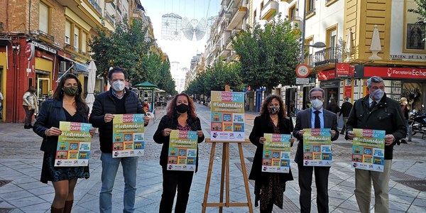 El distrito Los Remedios lanza una campaña de apoyo al comercio de cercanía de cara a la próxima Navidad para promover las compras de vecinos y vecinas en los establecimientos de su barrio