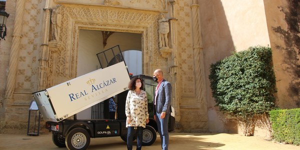 El Real Alcázar destina 120.000 euros para renovar su parque de herramientas y maquinaria e incorporar un vehículo eléctrico a la flota de trabajo bajo criterios de eficiencia energética y reducción de emisiones