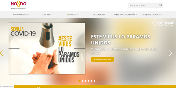 El servicio de información y atención al ciudadano habilitado en la web municipal con motivo del COVID 19 supera el medio millón de visitas con un servicio adicional de newsletter con 7.200 personas ya inscritas y más de 40 millones de impresiones a través de las cuentas @Ayto_Sevilla y @EmergenciasSev