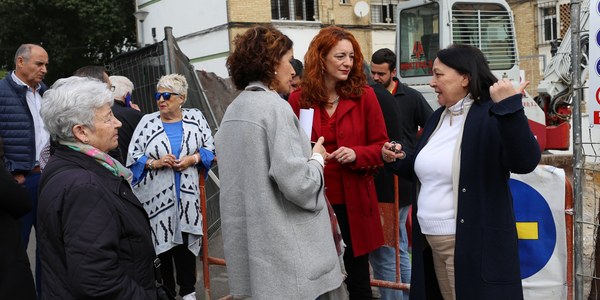 En marcha la reordenación de diversas calles en la barriada del Rocío de la Macarena