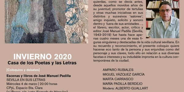 La Casa de los Poetas y las Letras rinde homenaje a la figura de José Manuel Padilla