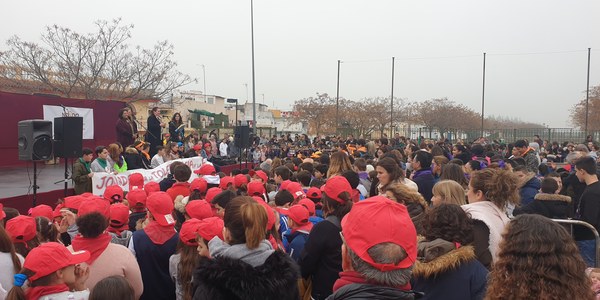 Los escolares sevillanos celebran el Día de la Paz con un calendario de actividades y proyectos educativos en colaboración con el Ayuntamiento de Sevilla
