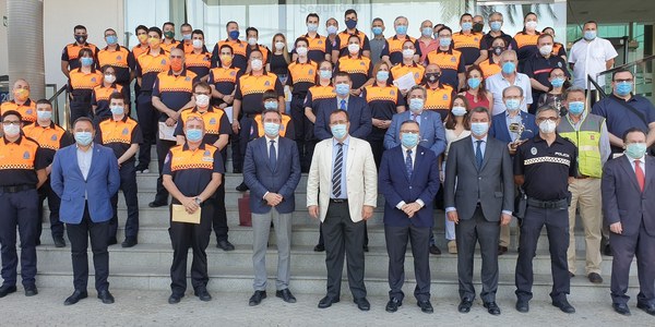 Protección Civil del Ayuntamiento de Sevilla celebra el XXX aniversario de su creación con el reconocimiento a sus miembros más destacados en estas tres décadas y a todo el voluntariado de la Agrupación por  por su labor durante el estado de alarma por la COVID-19