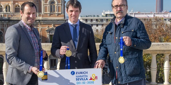 Triana, la Torre del Oro o la Real Maestranza protagonizan el cartel y la medalla del Zurich Maratón 2020