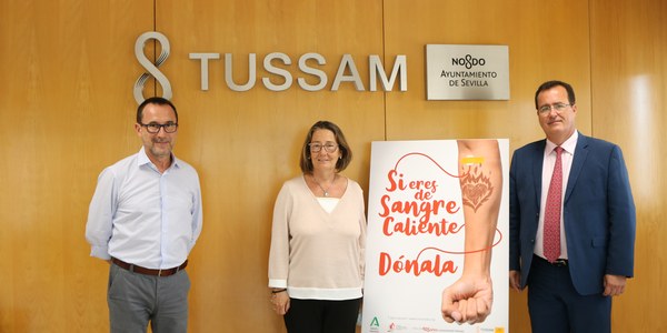 Tussam emitirá una campaña de donación de sangre, tejidos y células en los soportes de la flota