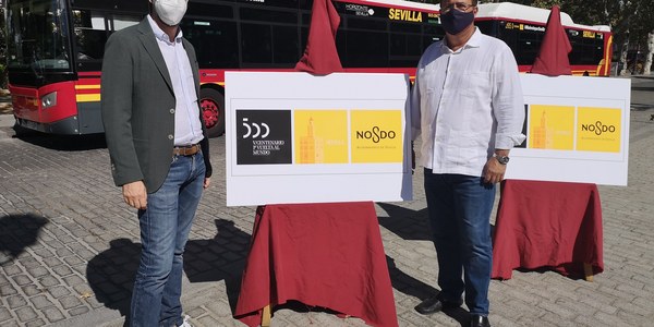 Tussam se suma a la conmemoración del V Centenario de la Primera Vuelta al Mundo con una campaña de difusión en sus autobuses