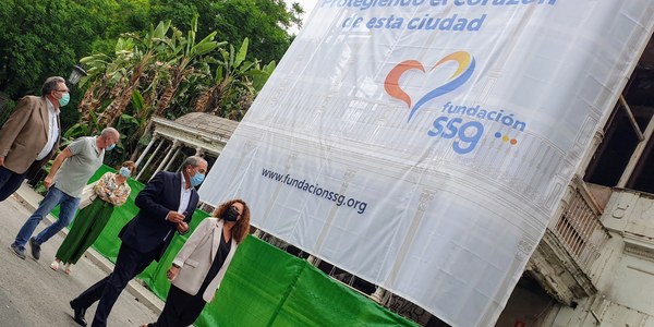 El acuerdo entre el Ayuntamiento y la Fundación SSG para que la antigua sala Bandalai se transforme en un centro de formación, investigación y divulgación de la salud avanza con la adecuación y limpieza del edificio