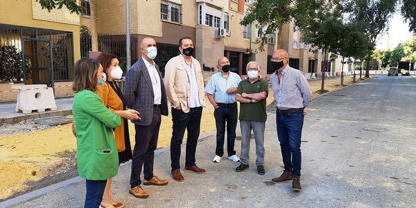 El Ayuntamiento acomete inversiones en las calles Camino de los Toros y Mar Egeo en el Distrito Norte dentro del programa especial para la mejora de calzadas y acerados del nuevo contrato de conservación para todos los distritos