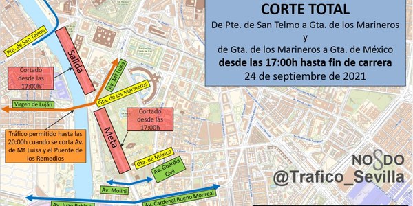 El Ayuntamiento diseña un plan especial para la KH-7 Nocturna del Guadalquivir que disputarán 10.000 corredores