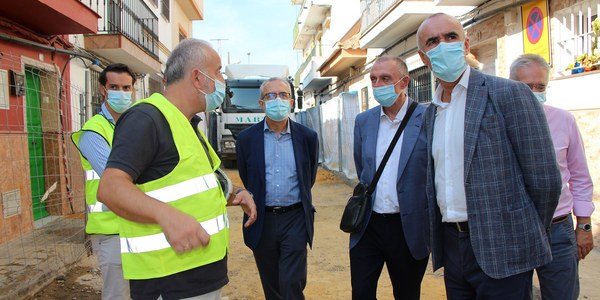 El Ayuntamiento ejecuta una nueva inversión de 3,4 millones en renovaciones de redes y reurbanizaciones en Palmete y planifica ya otras dos fases nuevas de intervención en el barrio