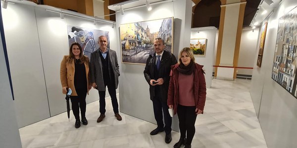 El Ayuntamiento entrega el Premio Alfonso Grosso de pintura a Adrián Marmolejo por ‘Cotidianidades Calle Bami’ como ganador