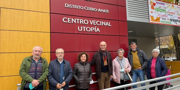 El Ayuntamiento implanta un modelo de uso compartido con la asociación de vecinos en el nuevo centro vecinal Utopía en Parque Estoril y contribuirá a la dinamización del barrio con actividad cultural y mejoras en instalaciones