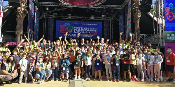 El Ayuntamiento impulsa la participación de cerca de un centenar de escolares de Primaria del Polígono Sur en el programa de educación y sostenibilidad del Festival de las Naciones