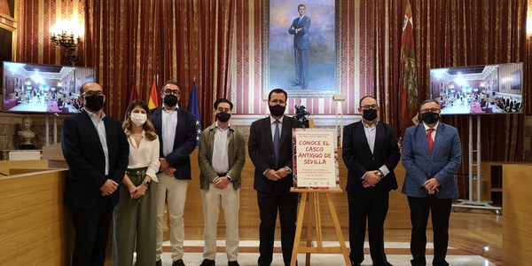 El Ayuntamiento lanza la campaña de apoyo al comercio ‘Conoce el Casco Antiguo de Sevilla’ de la mano de Alcentro, Aprocom y la Asociación de Hosteleros de Sevilla